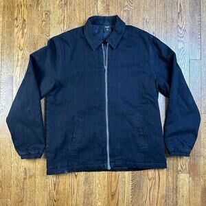 Premier Skate Classic denim Work Wear Black Zip up Jacket